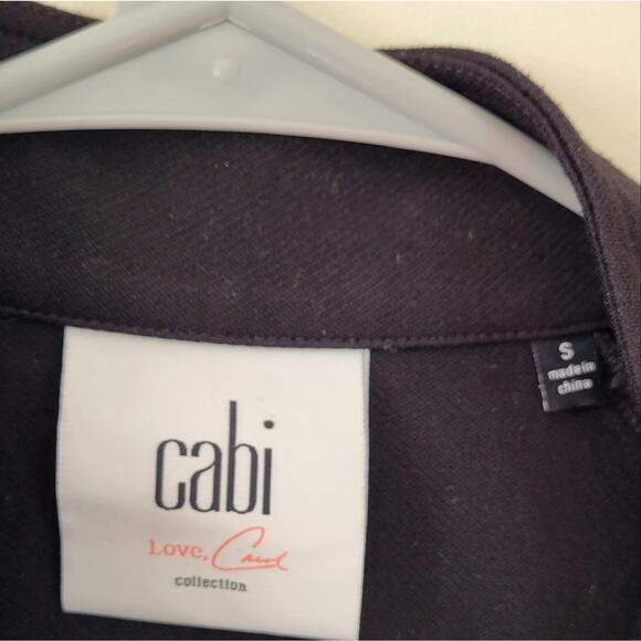 CAbi 3176 Convertible Zip Off Jacket Coat Black - Picture 4 of 7